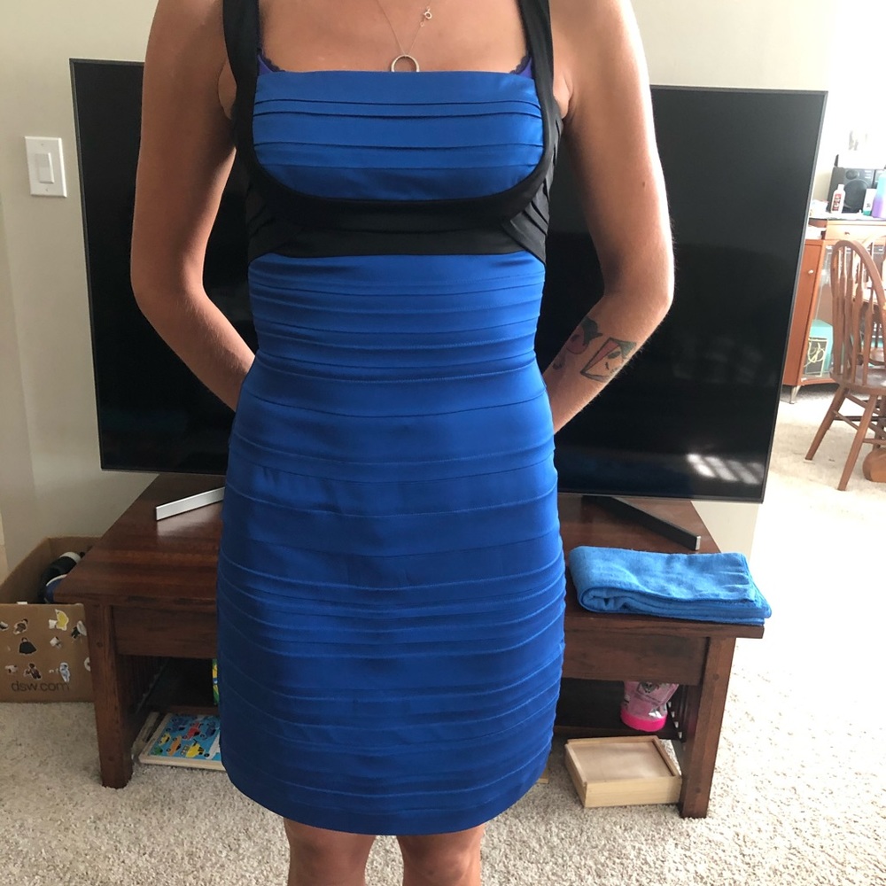 Blue/black BCBG MAX AZRIA Dress